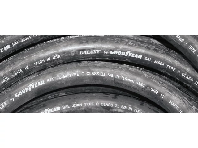 LKT-16 (Vastagfalú textilbetétes klímatömlő Galaxy SAEJ2064 Type C Class II DN16-5/8" 16x28 mm, 17 bar)