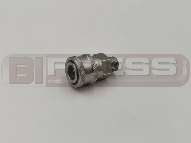 4101200005 (AR1 Gyorscsatlakozó anya MINI G 1/4 KM 11,7 mm, INOX)