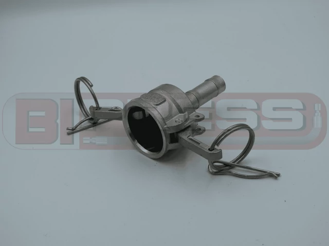 CAM-C-AISI316-20-12 (Camlock Type-C anya tömlőcsatlakozó tömlőcsonkkal 1/2" DN20, rozsdamentes 1.4404-AISI 316 DIN2828, EN14420-7)