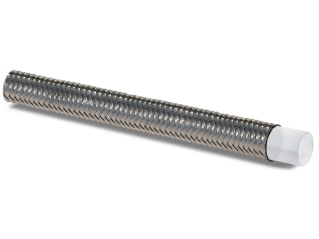 IT312-DN06 (Sima falu PTFE teflon tömlö (-70 - +260 C°) 1 acélszövet erősítéssel, DN06-1/4" )