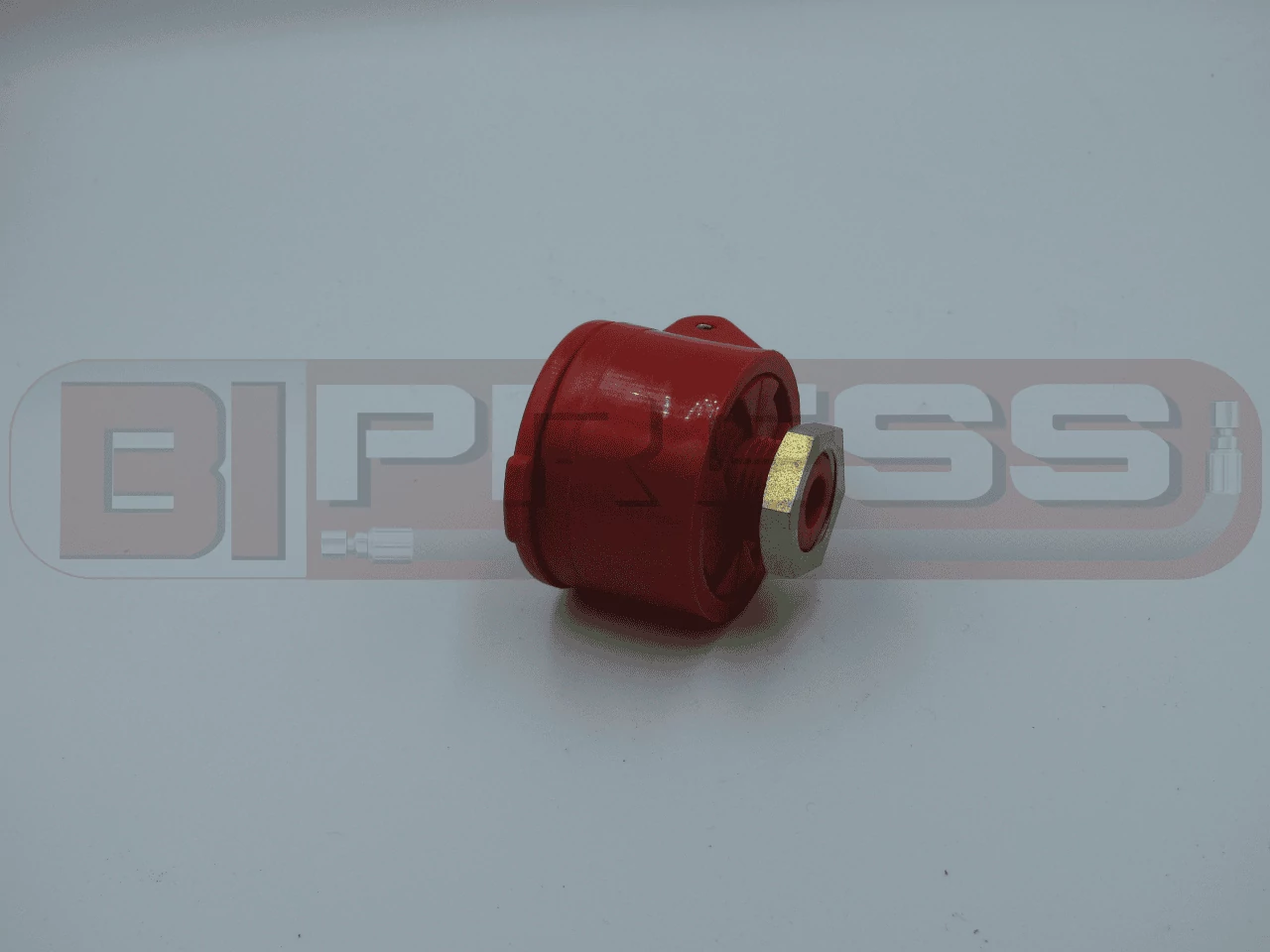 SPPV-13343 (Tartó és porvédő PPV3/PAV1 dugaszolós apa gyorscsatlakozóhoz DN13, piros)
