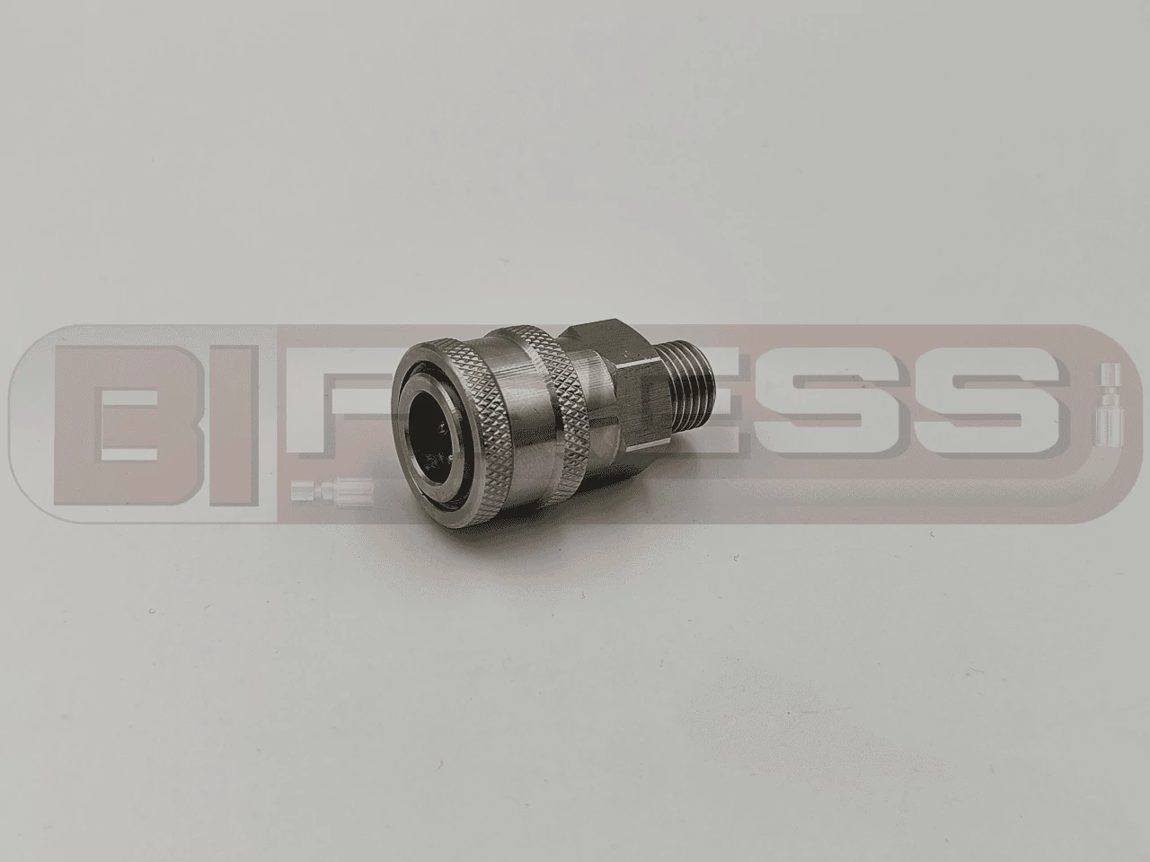 4101200005 (AR1 Gyorscsatlakozó anya MINI G 1/4 KM 11,7 mm, INOX)