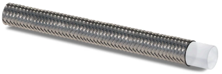IT312-DN06 (Sima falu PTFE teflon tömlö (-70 - +260 C°) 1 acélszövet erősítéssel, DN06-1/4